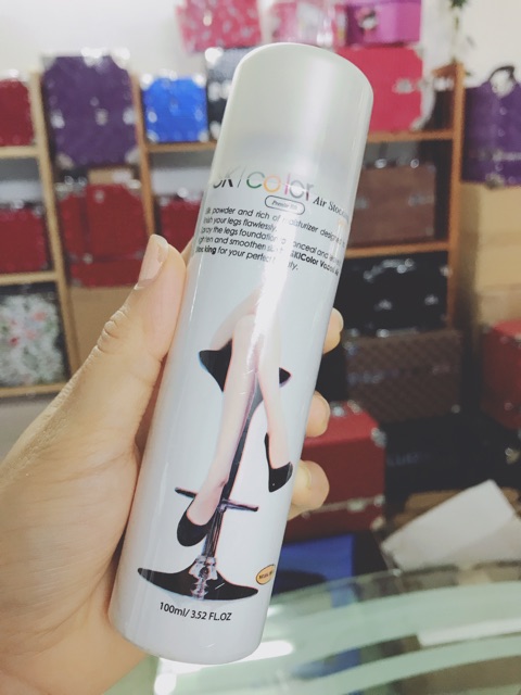 Chai xịt che khuyết điểm body Vacosi Hàn Quốc chính hãng (Air Stocking) 100ml