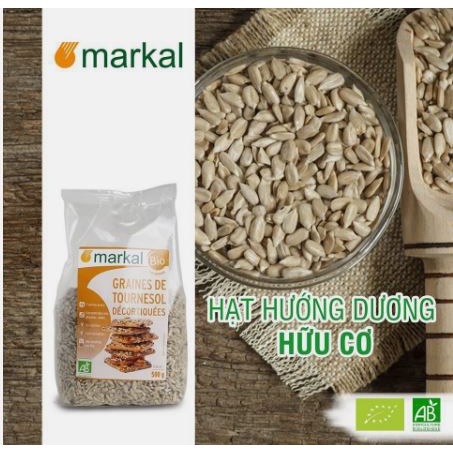 Hạt hướng dương hữu cơ Markal 500g