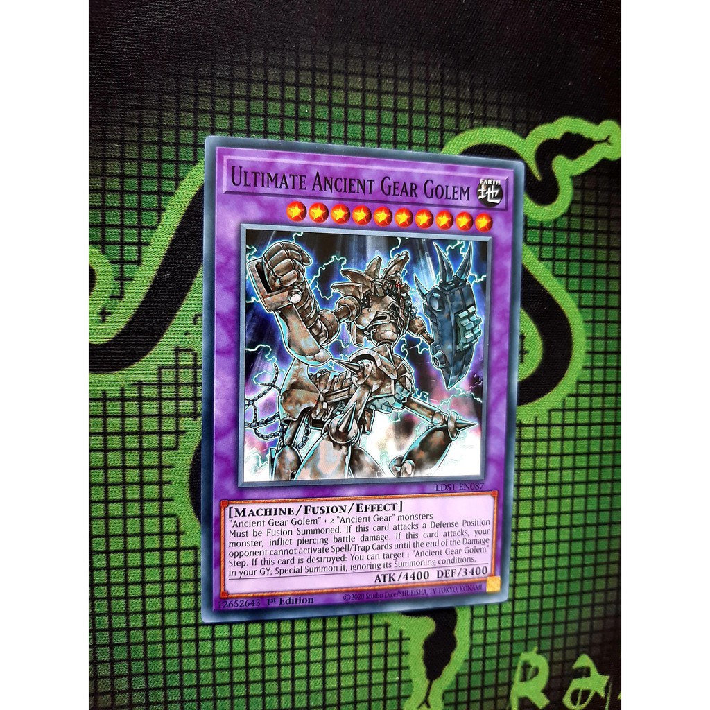 Thẻ Bài Mint90 Yugioh Monster Ultimate Ancient Gear Golem - Common