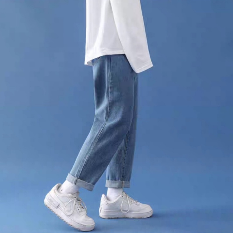 Quần Jeans, Quần jeans baggy xanh nam ống suông, rộng, hottrend 2021-XX MENS FASHION! | BigBuy360 - bigbuy360.vn