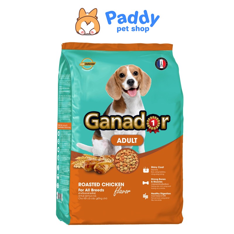 [3kg] Hạt Ganador Cho Chó Trưởng Thành Vị Gà Quay
