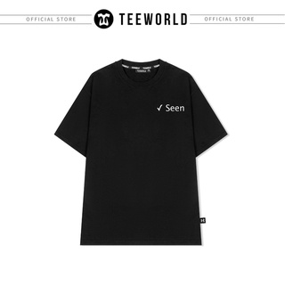 Áo thun Teeworld "Seen" T-shirt Nam Nữ Trắng Đen Form Rộng Unisex