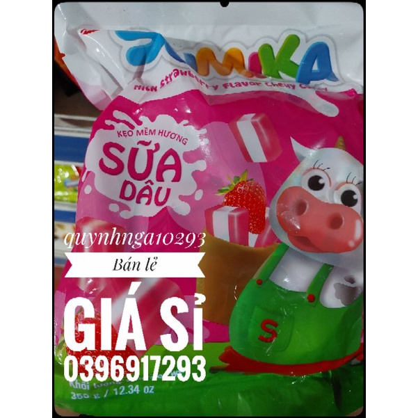 Kẹo sữa mềm hương dâu Sumika 350g