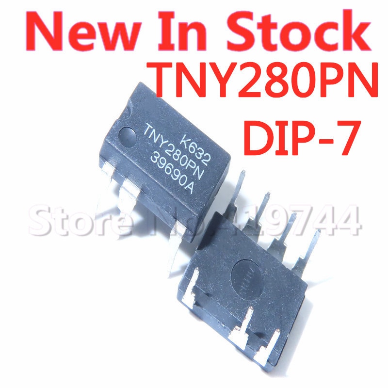 Set 5 Chip Quản Lý Nguồn Ic Tny280Pn Tny280P Tny280 Dip-7 Lcd