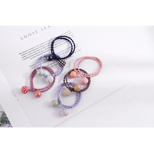 CỘT TÓC HÌNH VIÊN BI NHIỀU MÀU-PK91