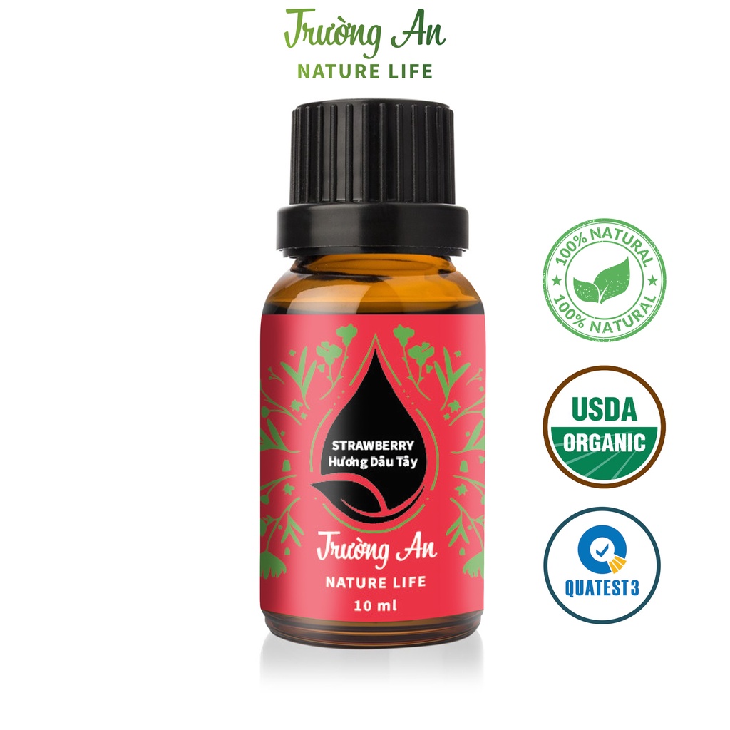 Tinh dầu hương Dâu Tây Trường An Essential Oil, xuất sứ thiên nhiên không pha tạp chất, có giấy kiểm định COA