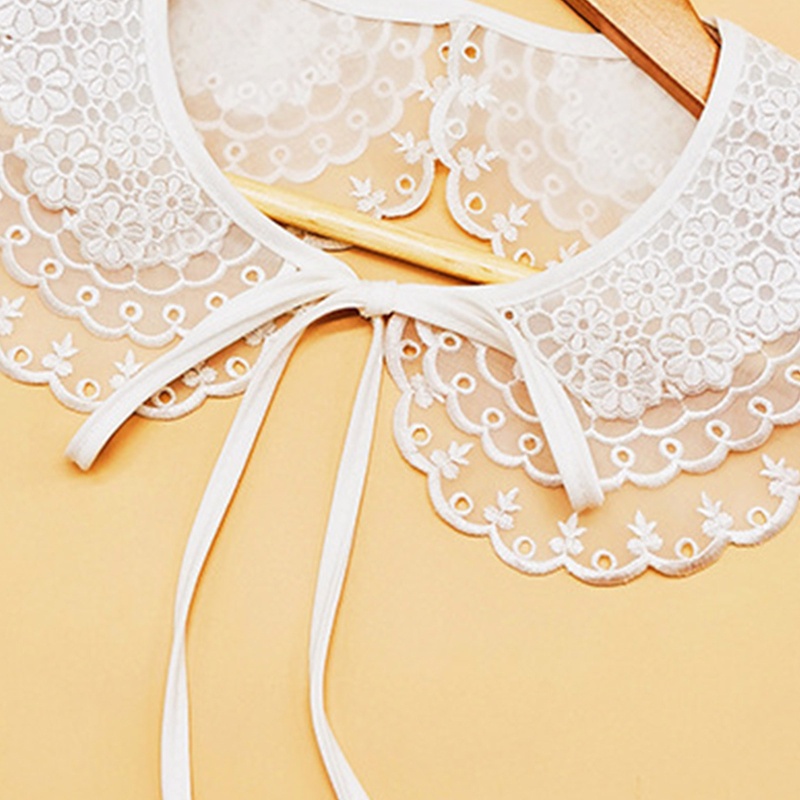 Cổ Áo Ren Thêu Họa Tiết Có Thể Tháo Rời Độc Đáo Thời Trang Cho Nữ