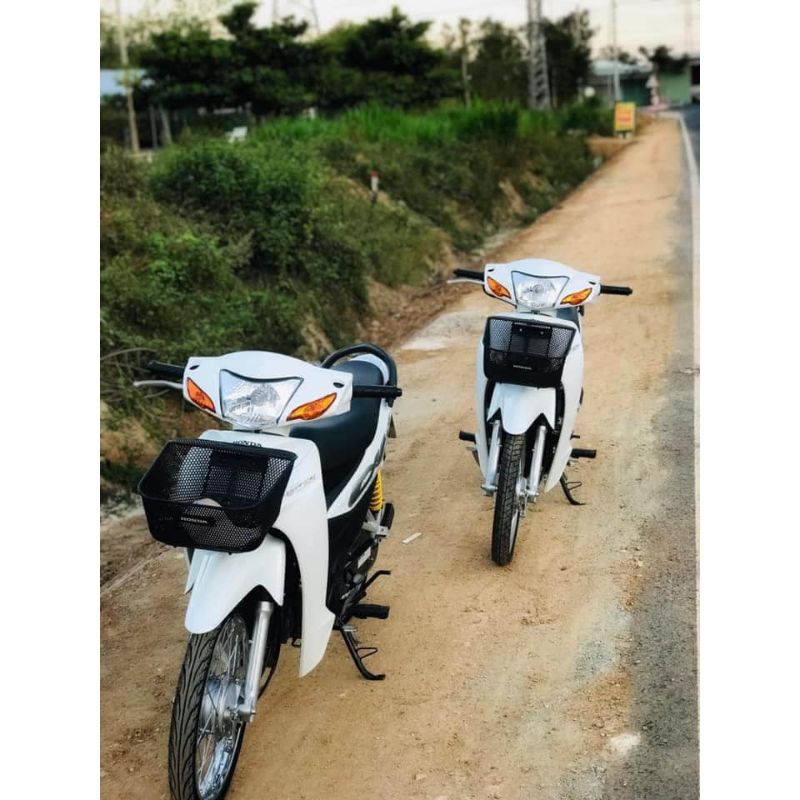 Giỏ Wave Thái Honda cho 50cc , wave 100 , 110 ( 2006 - 2021 ) - Tặng kèm Ốc inox