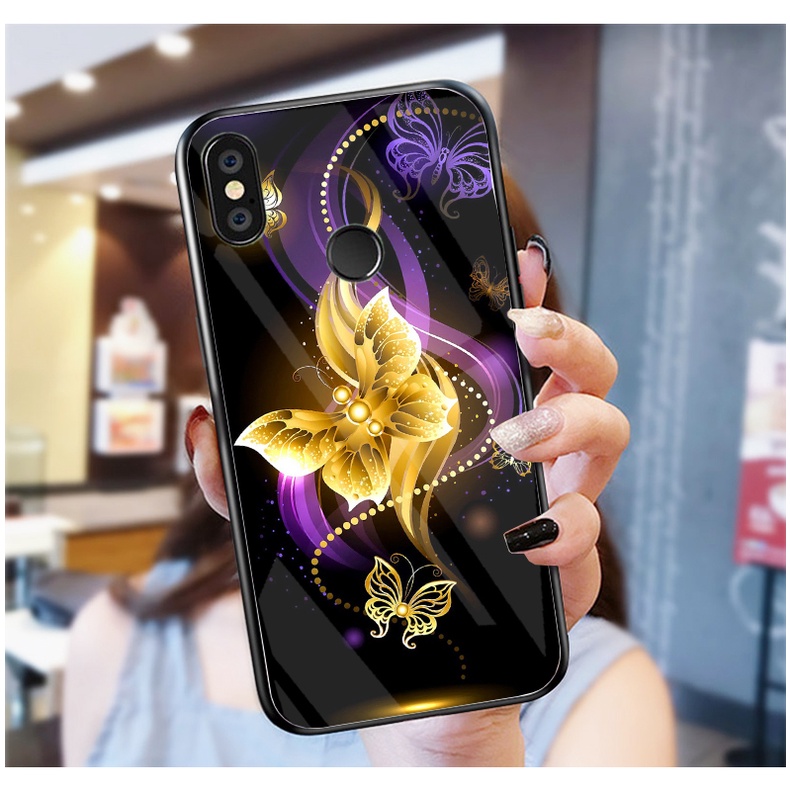 Ốp Lưng XIAOMI NOTE 6 PRO, REDMI 6 PRO, A2 Lite ,Mi 8,MI 8 SE Ốp kính bóng cao cấp mới nhất