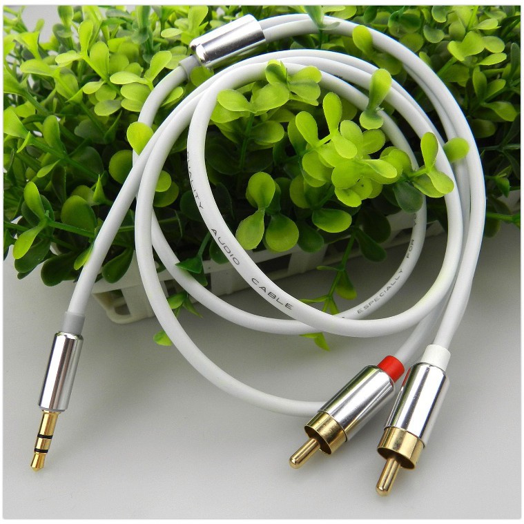 Dây Cáp Nối Audio Đầu 3.5 Ra 2 Đầu Hoa Sen  - KY142