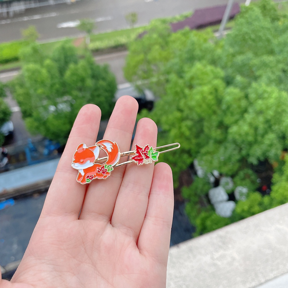 Set 5 Kẹp Tóc Hình Động Vật Dễ Thương Cho Bé Gái