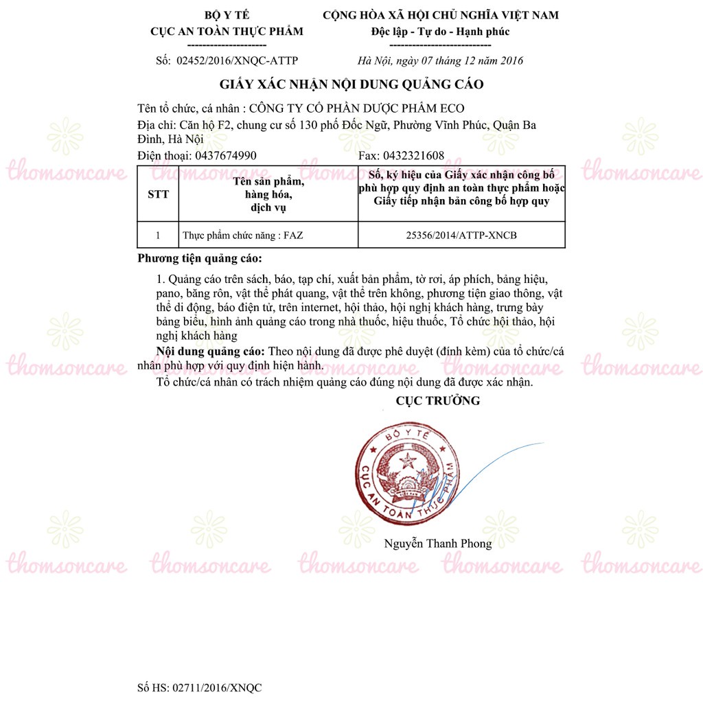 Viên uống hỗ trợ giảm Cholesterol mỡ máu St.Paul Brandѕ Faz nguyên tem tích điểm hộp 30 viên Eco