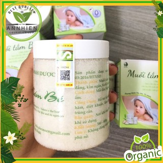2 Hộp Muối tắm bé Độc Mộc 400G Muối Tắm Bé Sinh Dược Trị RÔM SẨY, CỨT TRÂU, HĂM DA, MỒ HÔI TRỘM Cho Bé