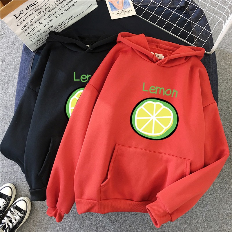 Áo Khoác Hoodie Tay Dài Dáng Rộng Lót Nhung Dày Thời Trang Thu Đông Cho Cặp Đôi | BigBuy360 - bigbuy360.vn