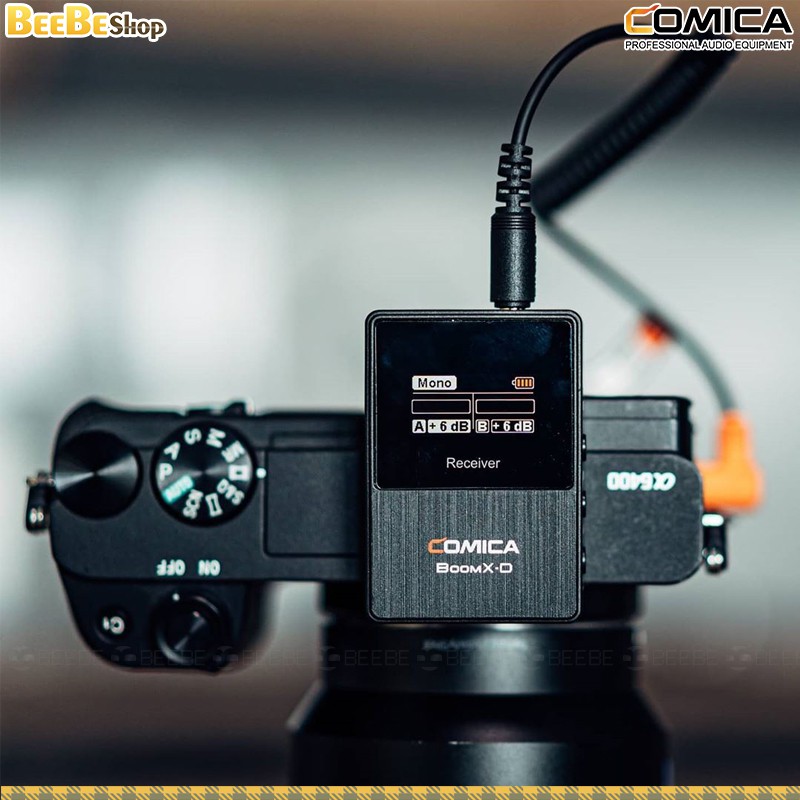 COMICA BoomX D - Micro Không Dây Chuyên Nghiệp Cho Máy Ảnh Và Điện Thoại, Sóng 2.4G