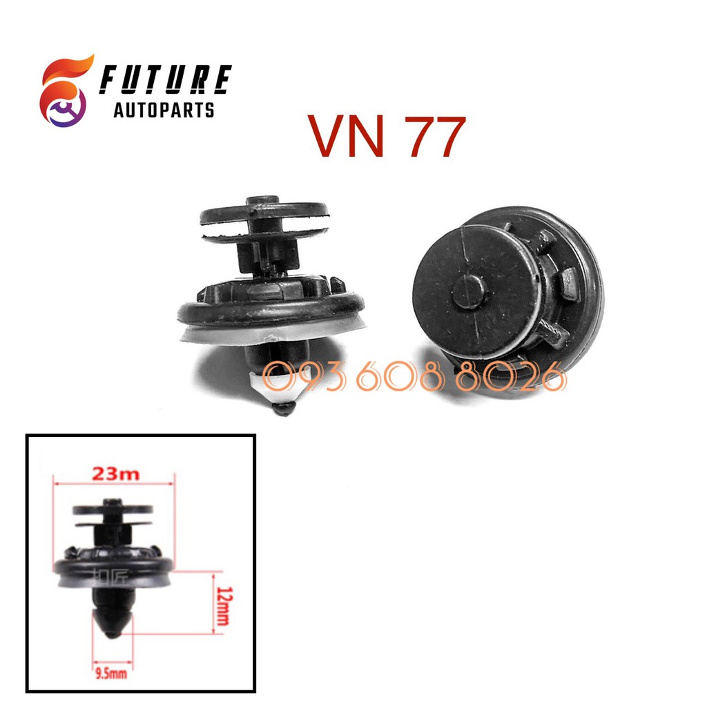 Vít nhựa, chốt nở nhựa cho dòng xe Audi, Volvo, Volkswagen - Future Autoparts