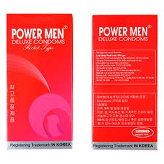 Bao cao su Powermen Rocket Type - Hàn Quốc (hộp 12)