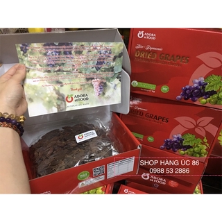 Nho khô nguyên cành của Úc Adora (nguyên hộp 1 kg)