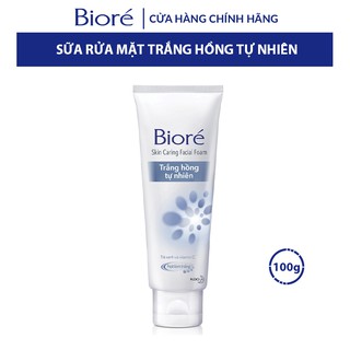 Sữa Rửa Mặt Biore Trắng Hồng Tự Nhiên 100G