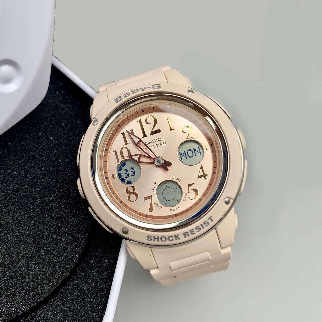 Đồng Hồ Nữ Casio Baby-G BGA-150CP-4BDR Chính Hãng Dây Nhựa | Baby-G BGA-150CP-4B P