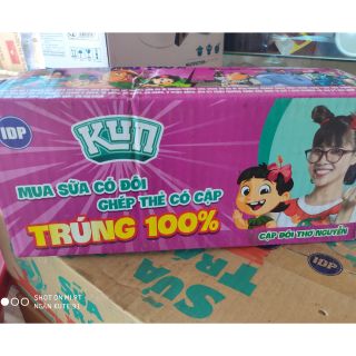 Sữa kun túi 110ml có thẻ ghép trúng thưởng