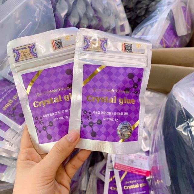 Keo nối mi crystal glue nhanh khô