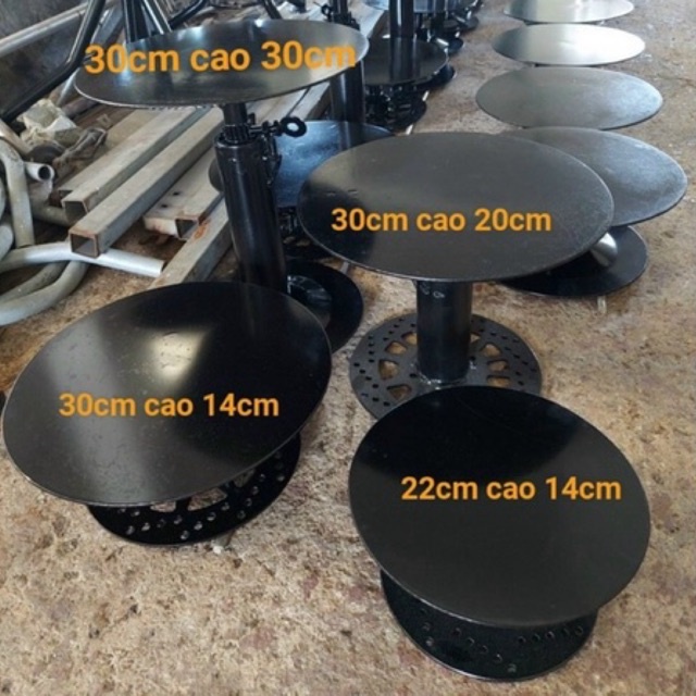 Bàn xoay cây cảnh bonsai và hỗ trợ bán hàng nặng loại đặc biệt có khoá