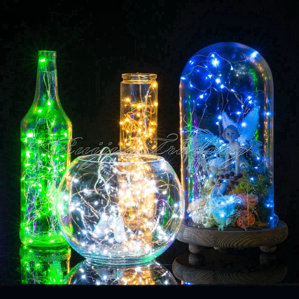 1 Dây đèn LED dài 1M 2M 3M 5M chạy pin dùng trang trí Giáng sinh