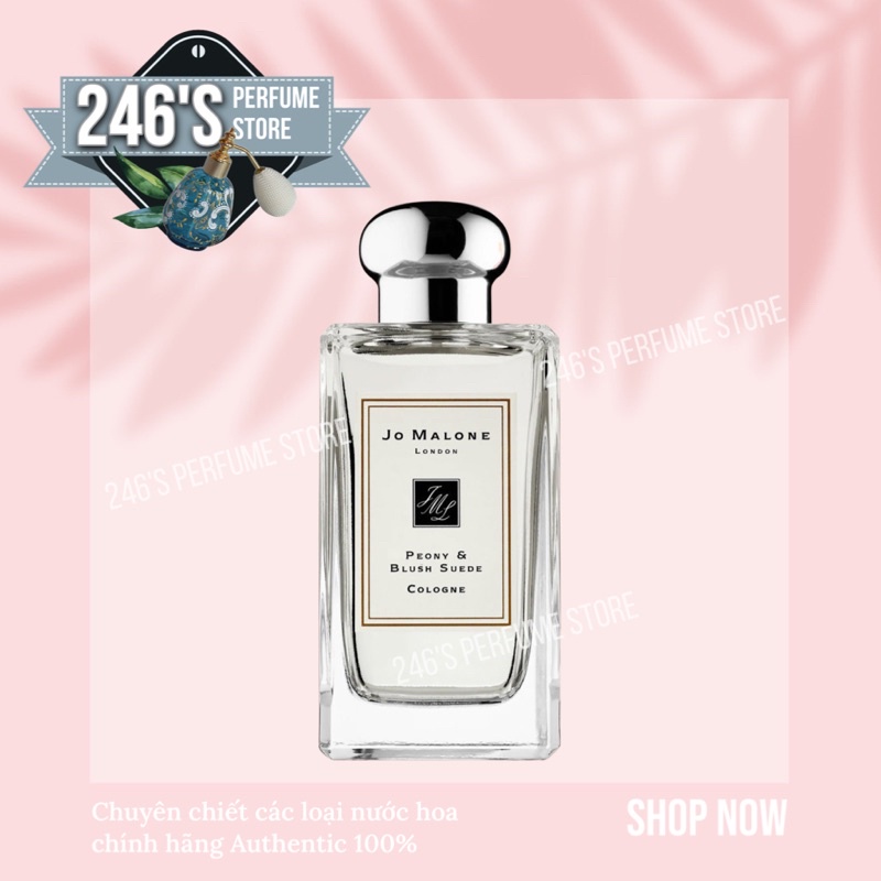 [Mã SR101512 giảm 25% đơn 50K] 💕Mun💕 Nước hoa nữ Jo Malone Peony Blush Suede Cologne 5ml/10ml/20ml