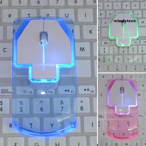 Chuột Quang Không Dây 2.4GHz Trong Suốt Siêu Độc Đáo