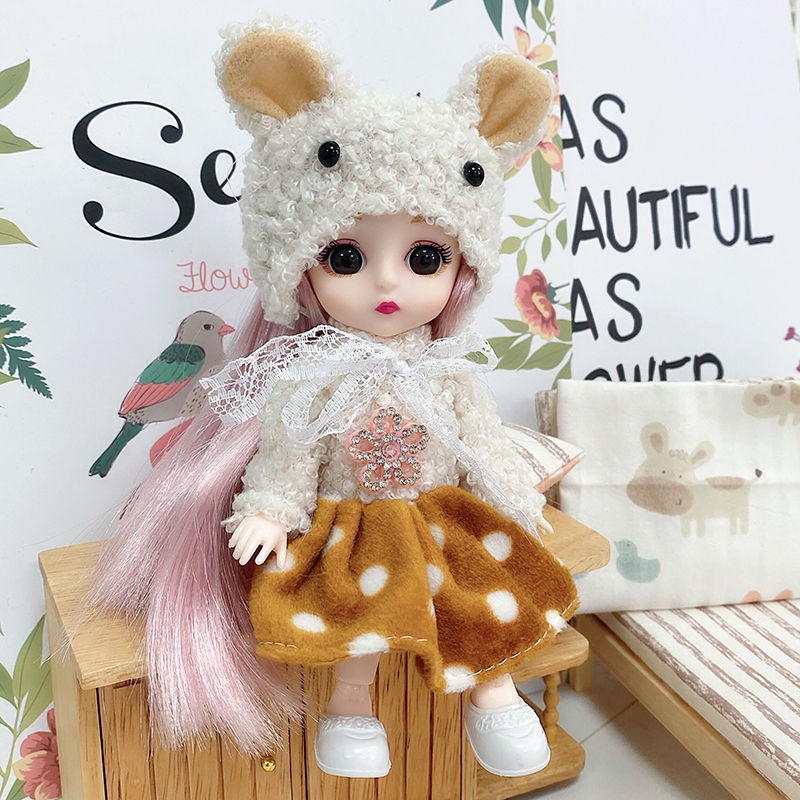 Búp bê công chúa 16cm đồ chơi dễ thương cho bé