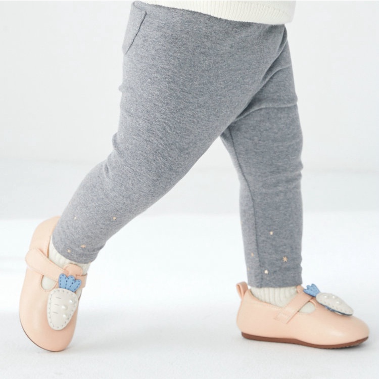 (0-3 tuổi) (ẢNH THẬT) Quần legging thu đông bé gái hãng BALABALA màu ghi xám 200121123002