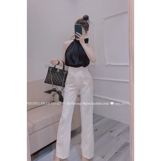 Áo yếm cột nơ cổ hàng thiết kế