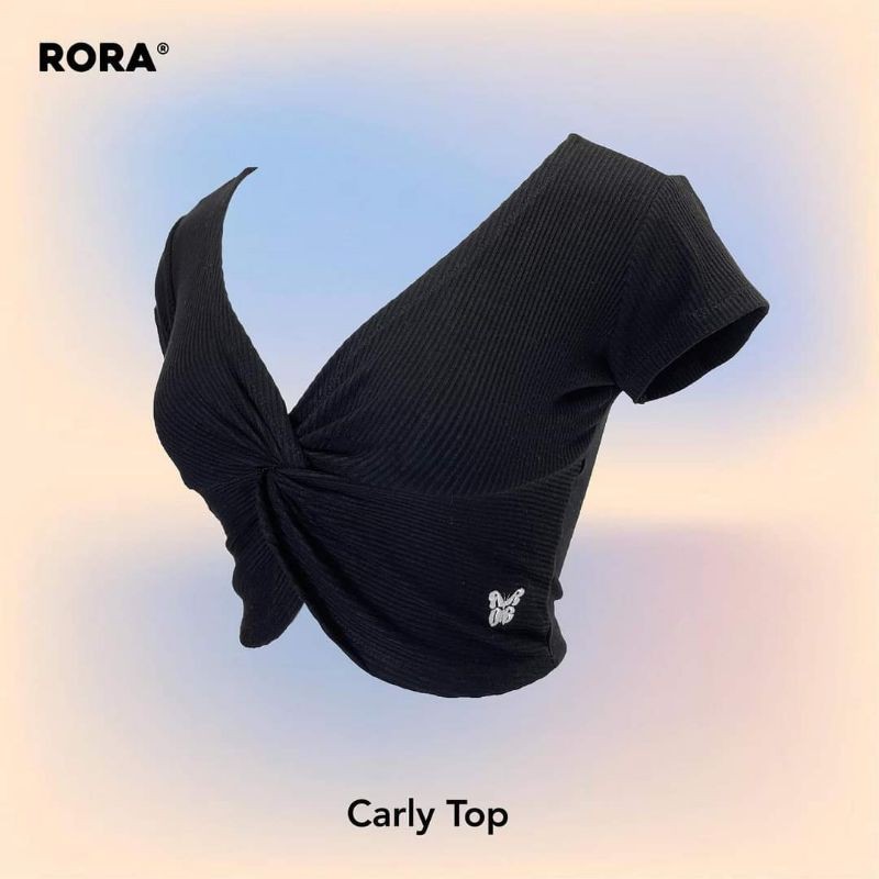 Áo CARLY TOP - Croptop cổ V