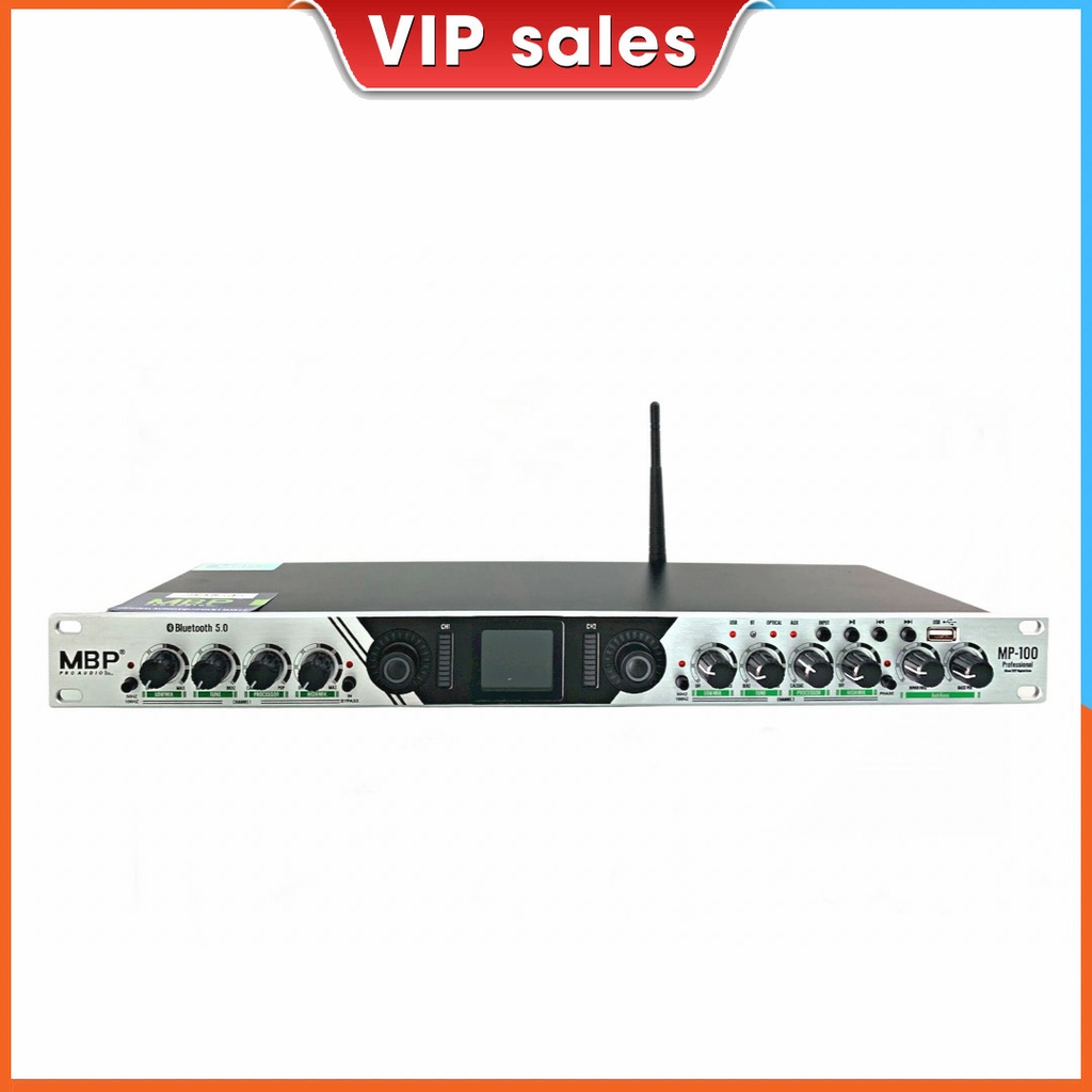 Máy Nâng Tiếng MBP MP-100 Hàng Chất Lượng Loại 1 Kết Nối Bluetooth Cổng Quang Cải Thiện Âm Thanh Hát Karaoke Gia Đình