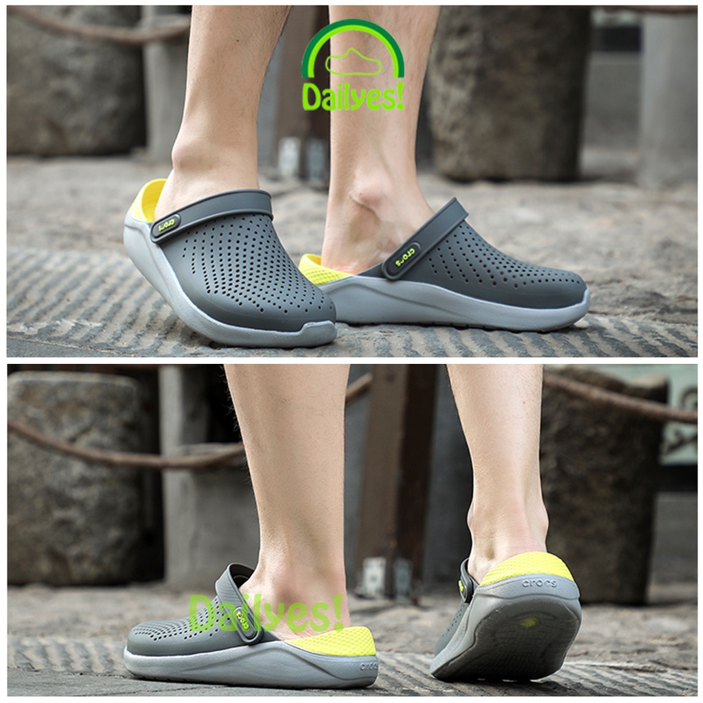 Sục Cross Literide Nam Nữ Màu Xám Vàng siêu êm, hàng xịn, full tag, hỗ trợ đổi trả - Cross Literide Dailyes