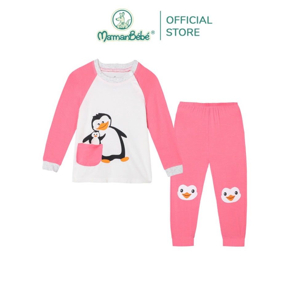 SL178 Bộ dài tay gia đình chim cánh cụt La Pomme