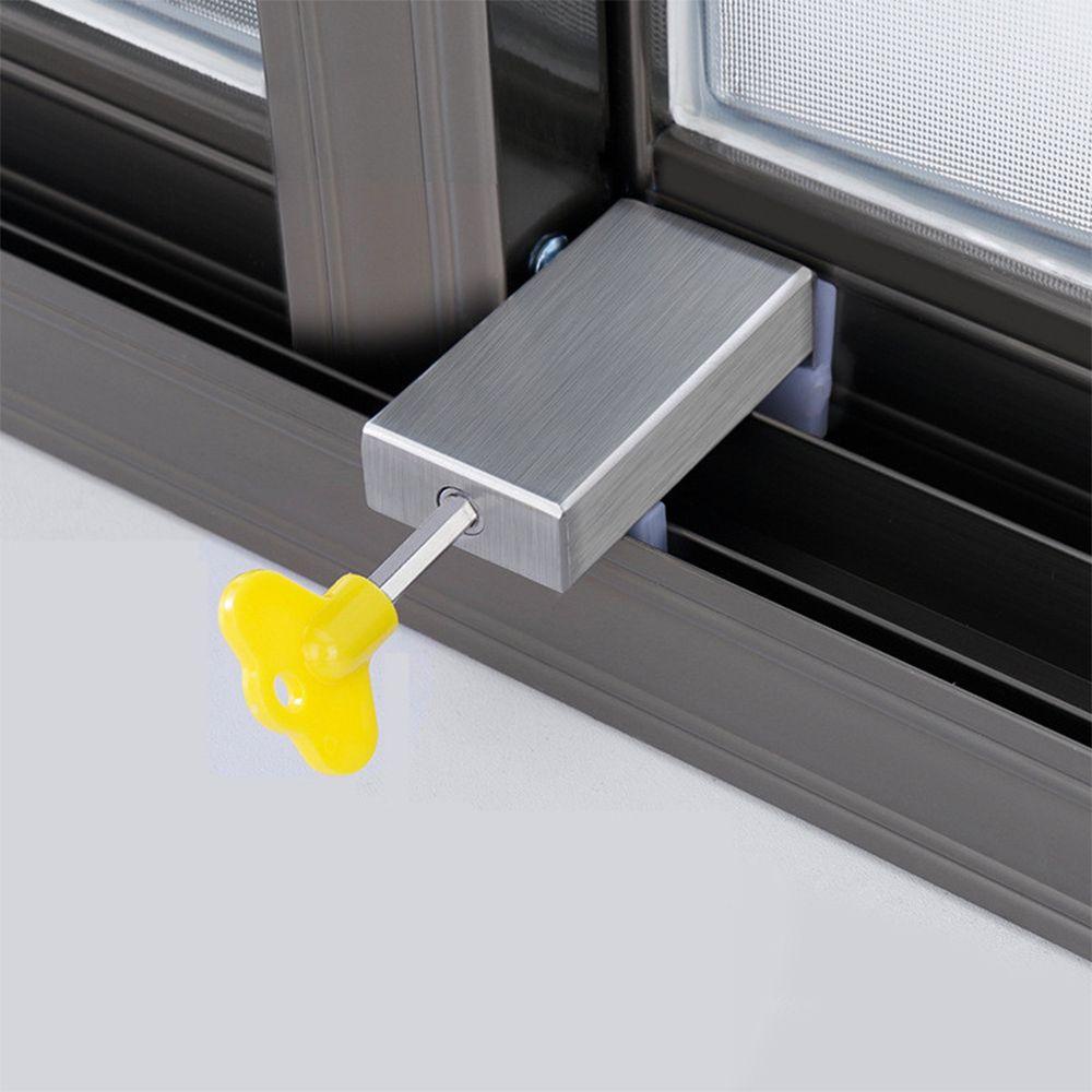 CABEZA Khóa Cửa Dạng Đẩy Bằng Hợp Kim Nhôm An Toàn Cho Bé