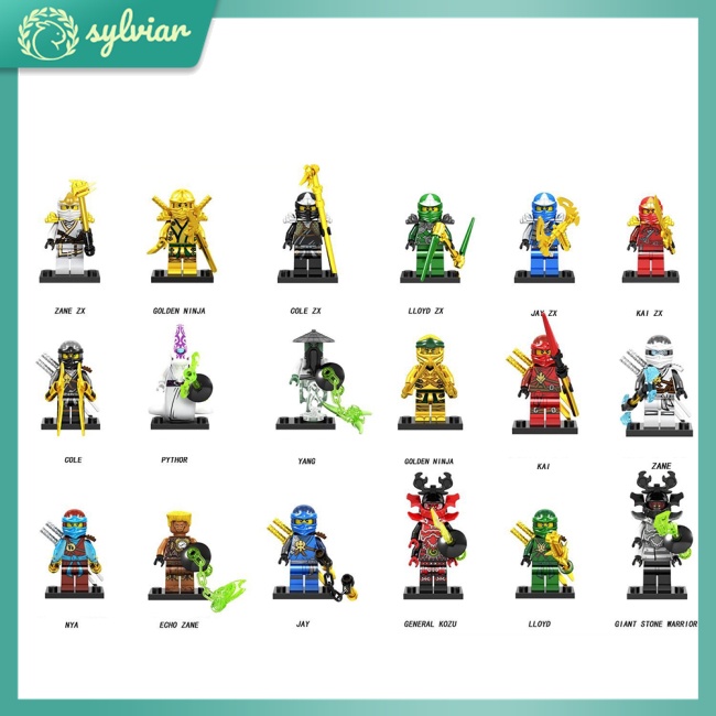 Bộ Đồ Chơi Lắp Ráp Mô Hình Lego GA131-148 Trong Phim Ninjago