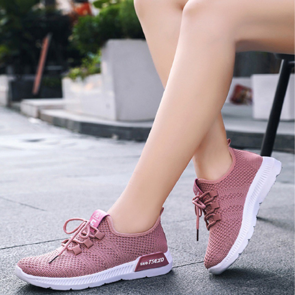 Giày Thể Thao Nữ , Giày Sneaker Nữ H5 Chất Đẹp Êm Chân Độn Đế Tăng Chiều Cao Màu Đen Hồng Xám Bạc Thiết Kế Nổi Bật