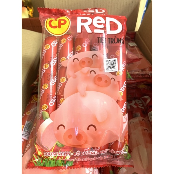 [NOWSHIP] Xúc Xích Tiệt Trùng CP Red gói 200g (5cây) | BigBuy360 - bigbuy360.vn