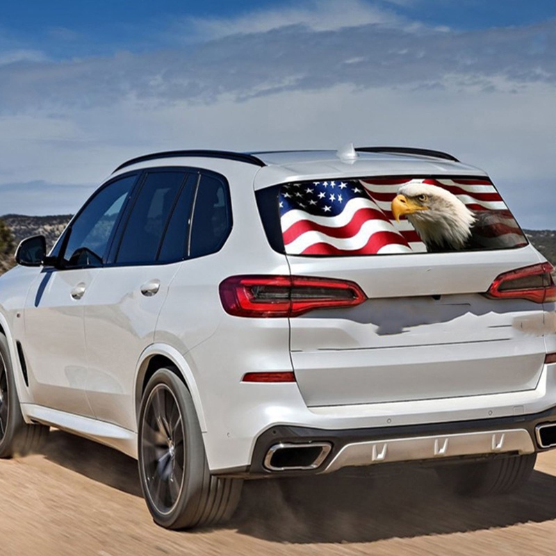 Sticker Vinyl Dán Cửa Sổ Sau Xe Tải Patriot Eagle 3 Siz