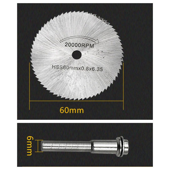 Bộ Đĩa cưa cắt gỗ 60mm