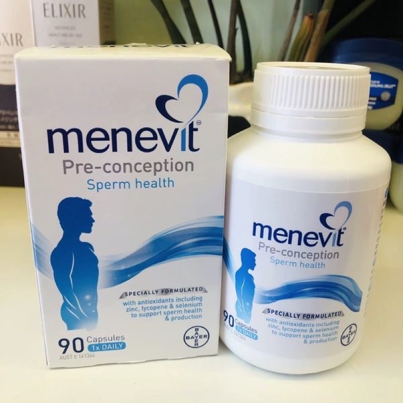 Viên Uống MENEVIT Của Úc Hỗ Trợ Sức Khoẻ Nam Giới 90 Viên [Hàng Chính Hãng]