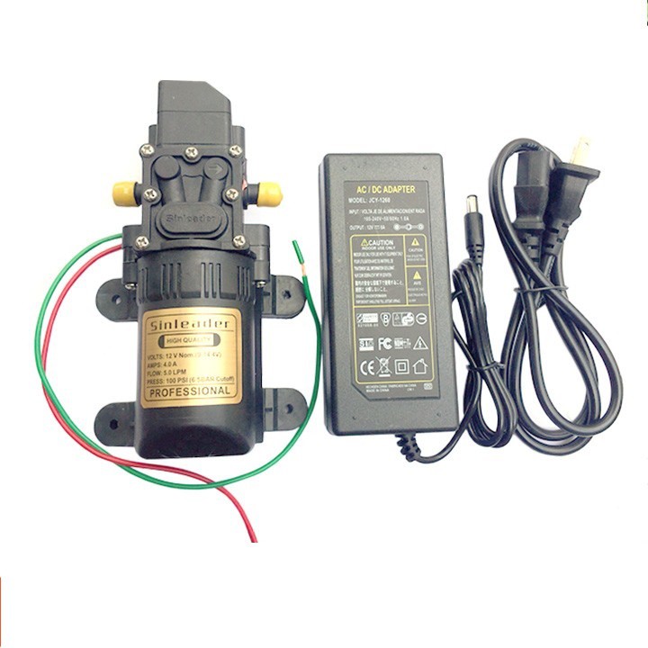 Máy bơm sinleader 12v + Adapter 12v 5A