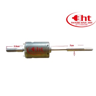 Mô tơ 545 chế quạt chạy acquy moteur - phụ tùng quạt động cơ quạt 12V & 24v