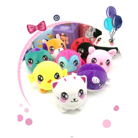 Bình Nước XINRAN Chất Lượng Cao❤️Đồ Chơi Nắn Bóp Đàn Hồi Giảm Stress Hình Động Vật 9CM