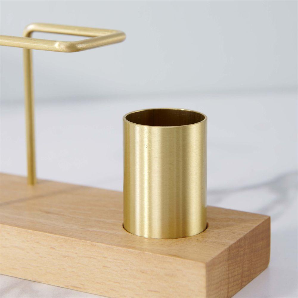 Giá Đỡ Khăn Giấy / Tăm Xỉa Răng Bằng Gỗ Tiện Dụng Cho Nhà Hàng
