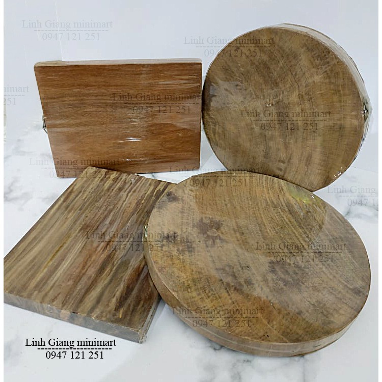 Thớt gỗ nghiến Thớt chuẩn nghiến không mùn hàng dày dặn KÈM HƯỚNG DÃN BẢO QUẢN
