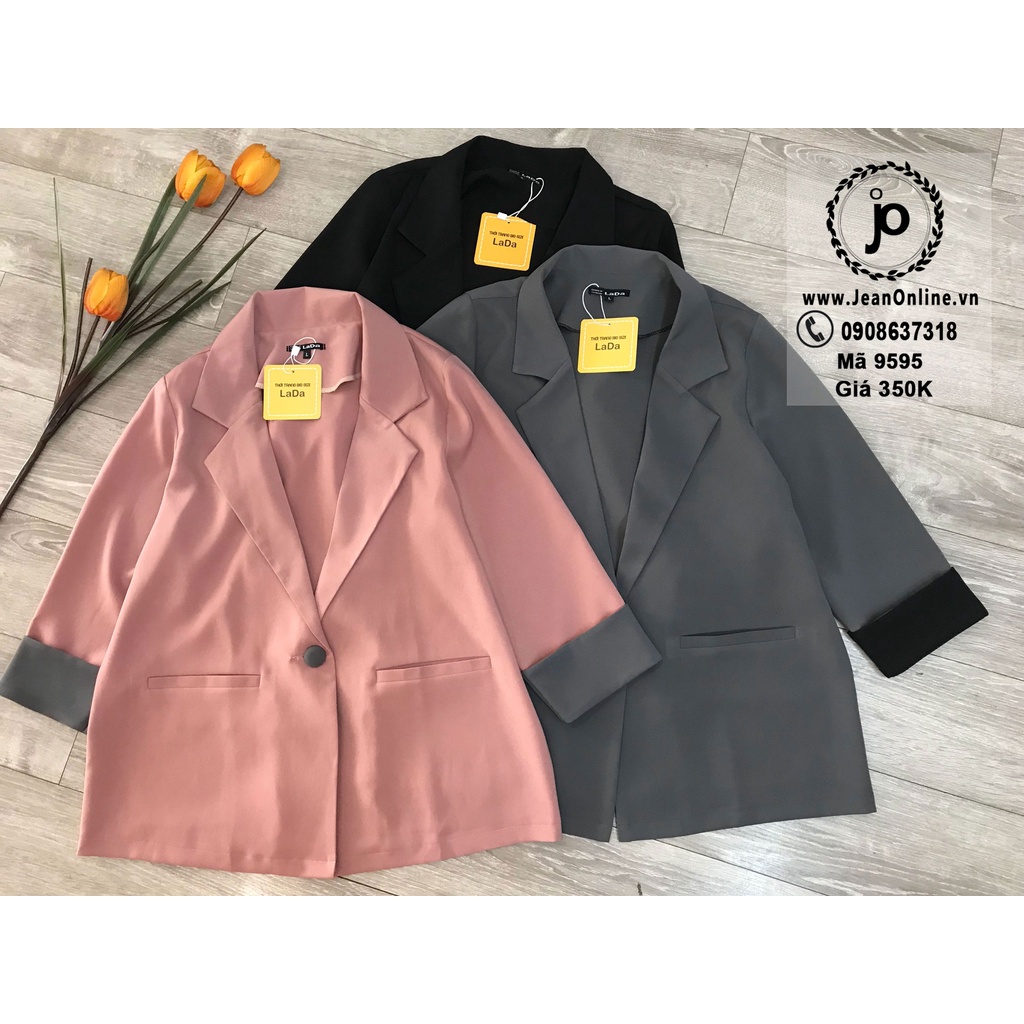 Áo khoác blazers big size (MS 9595) - vest ngoại cỡ
